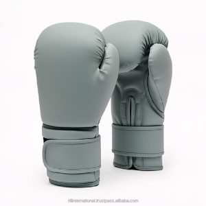 Leather Boxing Gloves for Sports Fitness Environments Athletic Style Flexible Strong Build Adjustable Wrist <b>Strap</b> Customizable - Product Image 5