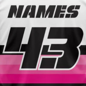 Maillot de baseball personnalisé pour hommes, blanc et rose à rayures, respirant, uniforme d'équipe de softball, chemise de sport athlétique pour les matchs - Product Image 6