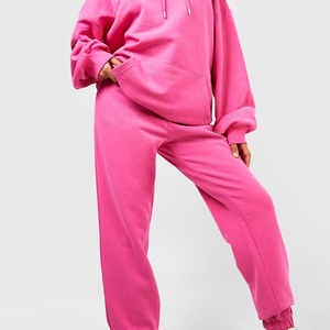 Conjunto Deportivo de Invierno para Mujer, Talla Grande, con Capucha, Diseño Sólido, Transpirable, de Secado Rápido, con Estampado, de Forro Polar - Product Image 4