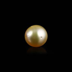 Perle d'eau douce naturelle dorée 4,85 carats, pierre précieuse en vrac pour bijoux fins - Product Image 2