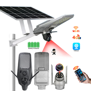 กล้องวงจรปิดไร้สาย 4G WiFi 4MP CMOS สำหรับภายนอกอาคาร พร้อมระบบมองเห็นกลางคืนแบบสี ตรวจจับความเคลื่อนไหว บันทึกภาพลงคลาวด์ รองรับการ์ด ใช้พลังงานแสงอาทิตย์ ปรับหมุนได้ - Product Image 1