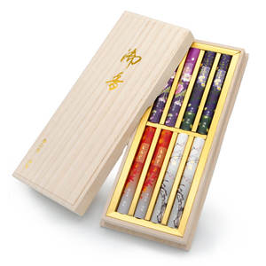 Kousaido KYO35 Set de Regalo de Incienso Japonés, 10 Aromas de Temporada, 8 Paquetes, 360 Varillas, Caja de Cerámica, Aromático, Hecho en Japón - Product Image 4