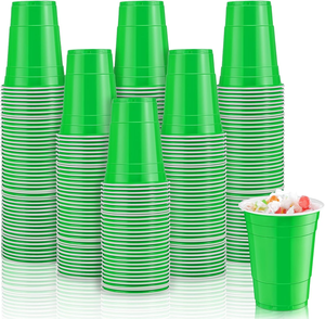 Vasos de Plástico Resistentes de 16 oz para Fiestas, para Beber Agua, para San Valentín, Día de San Patricio, Festivales, Bodas, Cumpleaños, Libres de BPA - Product Image 2