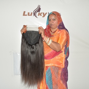 Peluca de Cabello Humano Remy Indio Premium de 10-32 Pulgadas, Textura Suave y Sedosa, Doble Trama a Máquina, Sin Químicos, para Todos los Colores de Tinte - Product Image 6