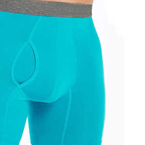 Fabricación OEM, Ropa Interior de Mujer Tipo Bóxer, Personalizada, de Cintura Media, Transpirable, Antibacteriana, de Secado Rápido, Sin Costuras, de Satén Tejido - Product Image 3