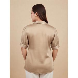 Chemise pour femme de créateur la plus vendue, confortable et respirante, au style moderne. Achetez directement auprès du fournisseur. Exportation en gros depuis l'Inde. - Product Image 3