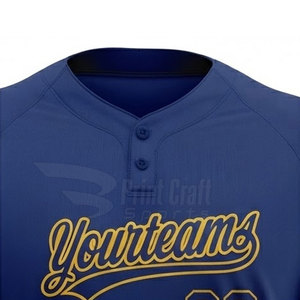 Solid Color In Stock <b>Baseball</b> Two Button Shirts Quick Dry Slim Fit Men <b>Baseball</b> Two Button Shirts - Product Image 6