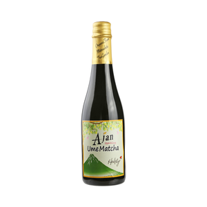 Agua Mineral con Gas de Té Verde Japonés Shizuoka, Grado Ceremonial, Sin Alcohol, Certificación ISO, Botella de Vidrio de 375 ml - Product Image 1