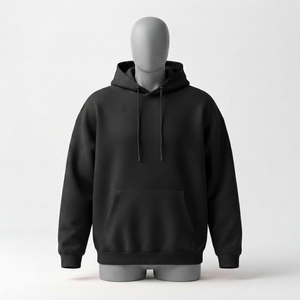 เสื้อฮู้ดดี้แบบสวม Unisex ผ้าโพลีเอสเตอร์/เรยอน เป็นมิตรกับสิ่งแวดล้อม เหมาะสำหรับฤดูร้อน เนื้อผ้านุ่ม สวมใส่สบาย ทรงหลวม สไตล์สตรีทแวร์ รับผลิตแบบ OEM ODM ขายส่ง - Product Image 4