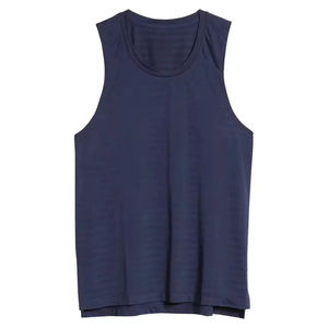 Camisetas sin mangas para hombre más vendidas, de alta calidad, estilo racerback, para gimnasio y fitness, con cuello en U, para entrenamiento, con bordado a máquina, ecológicas. - Product Image 5