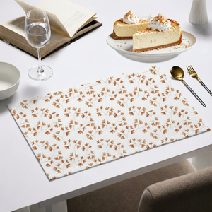 Rectangle Fabric Placemats Reusable Washable <b>Table</b> <b>Mats</b>, Heat Resistant Dining Room <b>Table</b> Decor - Product Image 2