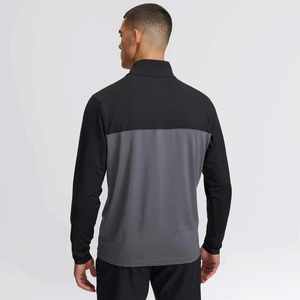 Nouveau T-shirt de sport sublimé à manches longues pour homme 2026, coupe ajustée, col zippé, idéal pour la course à pied - Product Image 6