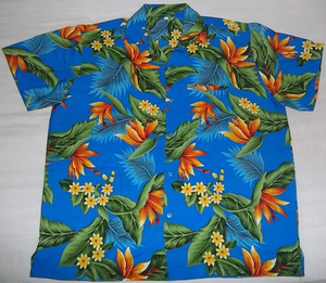 Chemise hawaïenne à manches courtes pour hommes, imprimé floral tropical rouge, col rabattu, boutonnée, haut de vacances à la plage - Product Image 3