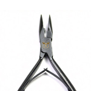 Alicates de Alta Calidad para Extensiones de Cabello con Una Sola Abertura Dentada, Alicates de Acero Inoxidable para Micro Anillos - Product Image 4