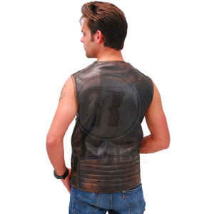 Daily Wear Best Price Leather <b>Vest</b> Custom Size Leather <b>Vest</b> Best Quality Leather <b>Vest</b> For Online Sale - Product Image 3