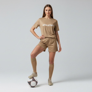 Women's Football Kit Set Custom Jersey Shorts Breathable Stretch Quick Dry Moisture-Wicking 100% Polyester Sportswear Match - Product Image 1