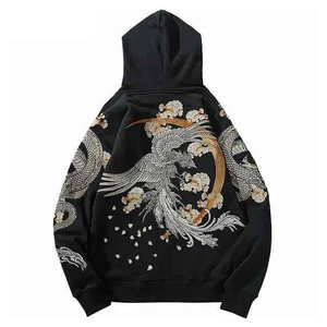 Sudadera con capucha de forro polar con cremallera para invierno, bordado de alta densidad, premium, al por mayor, de secado rápido, a la moda - Product Image 1