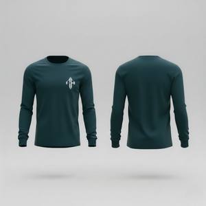 Camiseta de Manga Larga para Hombre, Calidad Premium 2026, Cuello Redondo, 100% Algodón, Estilo Holgado Personalizado, Casual, Bajo Demanda, RIVIAN ATLANTIC - Product Image 1