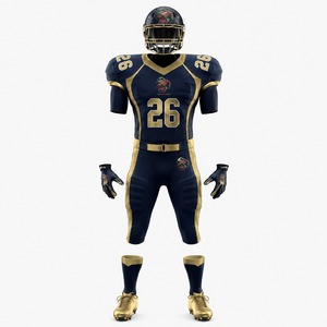 Uniforme de football américain léger avec construction flexible, coutures renforcées et ajustement confortable pour l'entraînement - Product Image 1