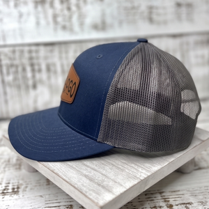 Casquette Trucker en Cuir Personnalisée de Haute Qualité Style 112 avec Maille et Fermeture Snapback, Casquettes de Sport en Toile avec Logo Personnalisé pour la Mode Hip Hop - Product Image 3