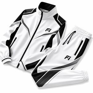 Conjuntos de Chaqueta de Dos Piezas Bordados para Hombre, Primavera-Otoño 2026, Ligeros, de Alta Calidad, Casuales, Sencillos, de Alta Gama, Ropa Urbana - Product Image 2