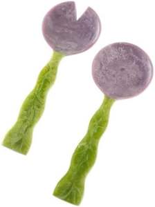 Cuillère à salade en résine très vendue, cuillère à salade et cuillère de service en époxy, pour la cuisine, la maison et les hôtels, à bon prix - Product Image 5