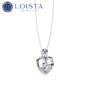 Collier pendentif en or plaqué or, collier pendentif lune et étoile, colliers simples, bijoux de tous les jours pour femmes - Product Image 1