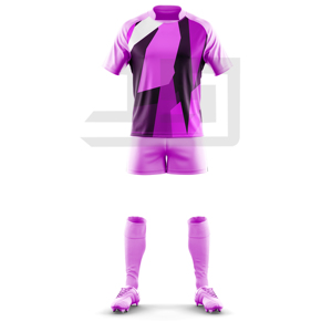 Maillot et short de rugby personnalisés imprimés – Performance, coupe régulière, respirant, coupe-vent, écologique, 100 % polyester, vêtements de sport - Product Image 1