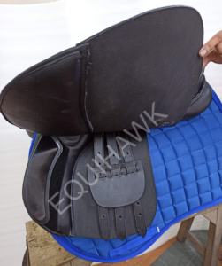 อานม้าม้ากระโดดทำจากหนังภาษาอังกฤษถอดได้ทำจากพลาสติกนุ่มใส่สบายสำหรับขับขี่ที่ทนทาน - Product Image 2