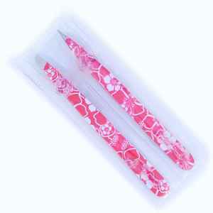 Pince à épiler pour sourcils avec revêtement en poudre rouge et impression florale, pour usage professionnel, idéale pour les acheteurs en gros, avec garantie de qualité. - Product Image 6