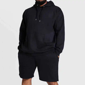 Ensemble court pour homme personnalisé OEM, qualité supérieure, en nylon, avec sweat à capuche zippé et short, nouvelle collection coupe-vent, vente chaude - Product Image 4