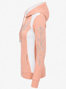 Sudadera con Capucha para Mujer, Adornada con Pedrería, Suave, Informal, de Manga Larga, para Comodidad Diaria - Product Image 3