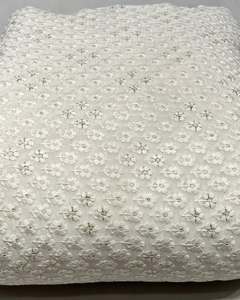 Tissu de broderie multi-usage de qualité supérieure pour femmes, tissu de créateur pour la mode, tissu de broderie pour tenues de soirée, tissu de luxe - Product Image 3