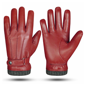 Nouveaux gants d'hiver en cuir thermique pour hommes, design personnalisé, haute qualité, compatibles avec les écrans tactiles, pour les sports de ski en plein air, vente en gros - Product Image 6