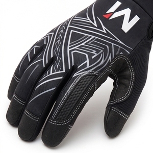 OEM ODM Heavy Duty Anti Impact Polyester Mechanic Safety Gloves Padded Palm Touchscreen Moisture-Wicking Latex-free General - Product Image 6