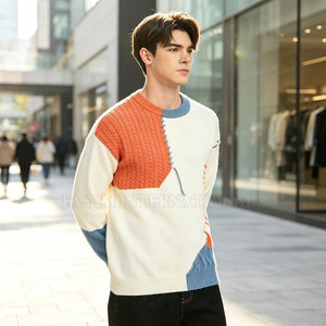 Pull en tricot de haute qualité fabriqué au Pakistan pour hommes, couleur unie, pull décontracté, pull en tricot - Product Image 3