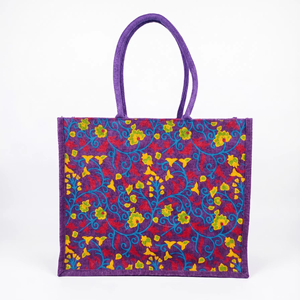 Sacs fourre-tout en jute écologiques en gros, personnalisables avec logo imprimé, réutilisables, avec fermeture éclair, pour la plage, les courses, promotionnels - Product Image 1