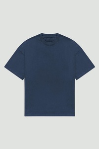 Camiseta de Hombre Oversize Roja con Cuello Redondo y Manga Corta, Casual, Lisa, 100% Algodón Tejido, 260g, Ecológica, con Logo Frontal, Antiarrugas - Product Image 1