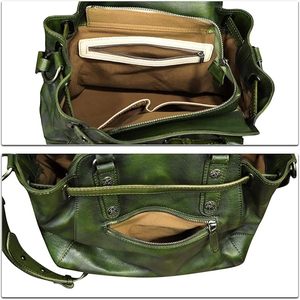 Wholesale Customizable Stylish Elegant Genuine Cowhide Leather Tote Bag Durable Handbag Women's Logo OEM Customized Shoulder Bag - Product Image 3
