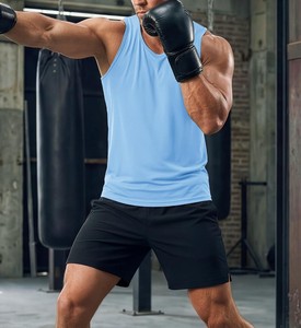 <b>Men</b>’s <b>Muscle</b> Fit Tank <b>Top</b> Sleeveless Workout Shirt Cotton Athletic Vest Breathable Fitness Training Wear Lightweight Summer Wear - Product Image 3