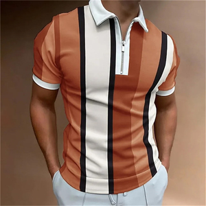 Custom logo Your Own Brand Stand <b>Collar</b> Polo <b>Shirt</b> Short Sleeve Polyester Quick Dry Men's <b>T</b>-<b>shirt</b> Polo <b>Shirt</b> OEM Trending Polo - Product Image 4