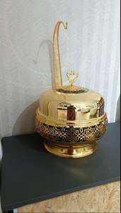 Platos para Servir de Acero Inoxidable Ecológicos de Diseño Moderno y Lujoso para Fiestas de Boda Indias, Calentador de Comida Tipo Buffet - Product Image 6