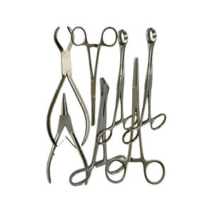 Pince à piercing corporel en acier inoxydable, outil manuel pour percer les oreilles, kit d'outils de piercing corporel, forceps - Product Image 2