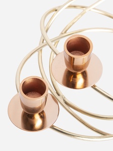 Customization luxury Metal 4 candle holder <b>candelabra</b> home decoration for wedding parties and all other places - Product Image 4