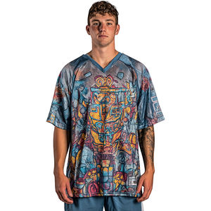 Maillot de lacrosse réversible OEM pour hommes, col en V, épaules tombantes, sublimation - Product Image 6