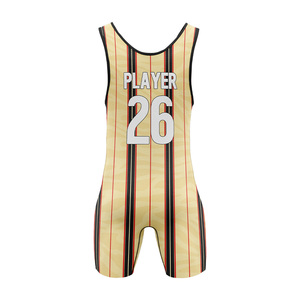 Singlet de Lucha para Hombre, de una Pieza, con Estampado por Sublimación, de Secado Rápido, Ajustado, para Artes Marciales, Talla Adulto - Product Image 6