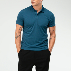 Chemises polo pour hommes, chemises polo de travail à manches courtes personnalisées, logo personnalisé tendance, chemises polo unies pour l'été, grandes tailles pour hommes chez Nurak - Product Image 2
