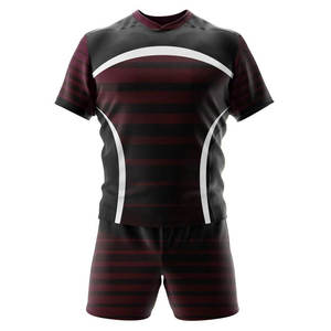 Uniforme de Rugby Moderno para Equipos Deportivos con Tela Ligera y Transpirable para Entrenamiento y Día de Partido - Product Image 1
