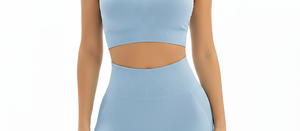 Leggings de Cintura Alta con Cinturón Elástico, Shorts de Yoga Transpirables de Secado Rápido, Color Sólido, Spandex/Nylon, VARSITY SPORTS - Product Image 6