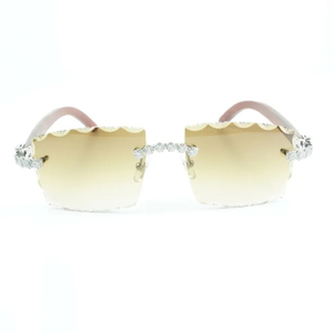 Lunettes de soleil sans monture à effet diamant UV400 légères de haute qualité unisexe pour la randonnée, la plage et les activités de plein air - Product Image 5